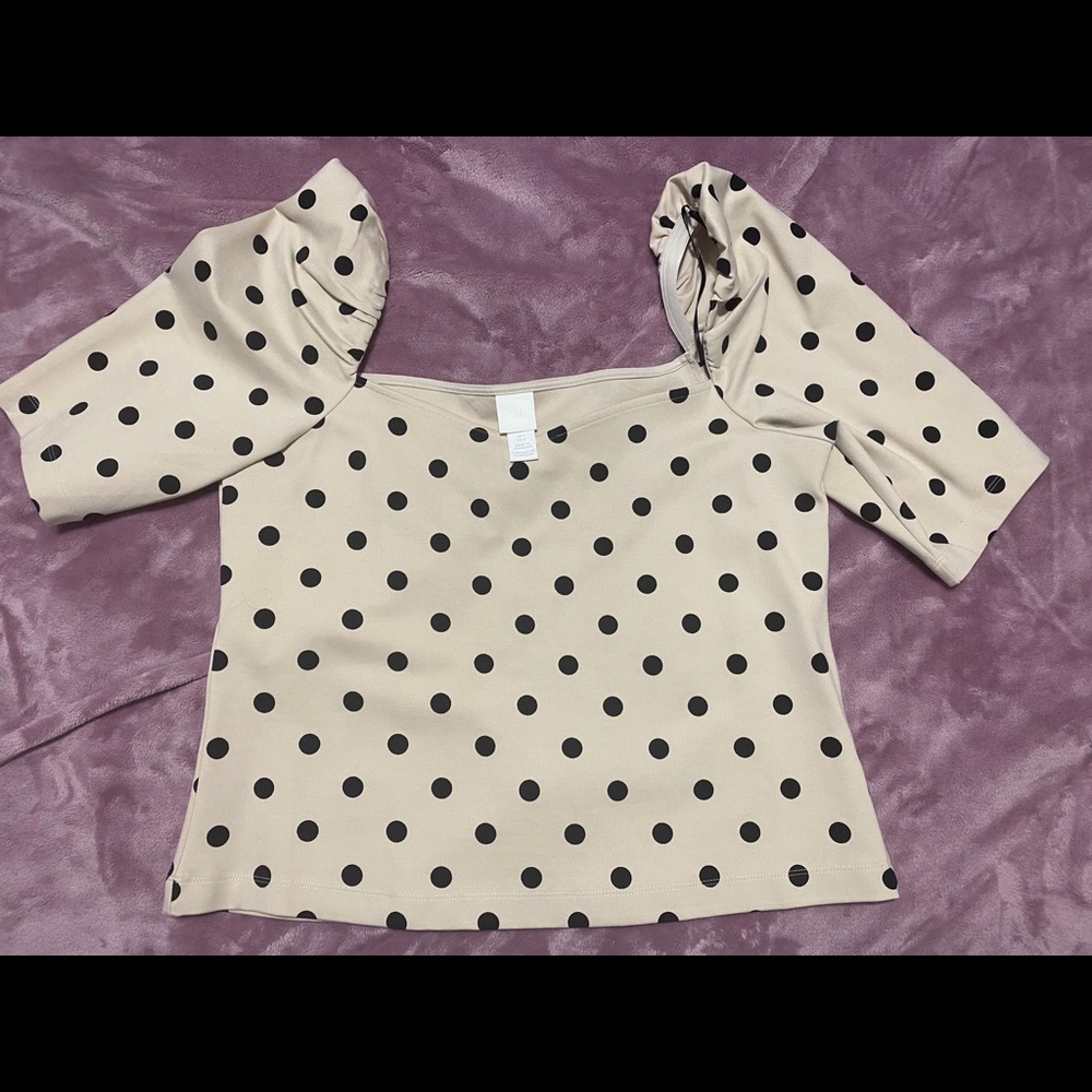 POLKA DOTS BLOUSE